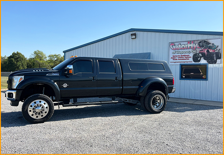 Ford F450 truck.